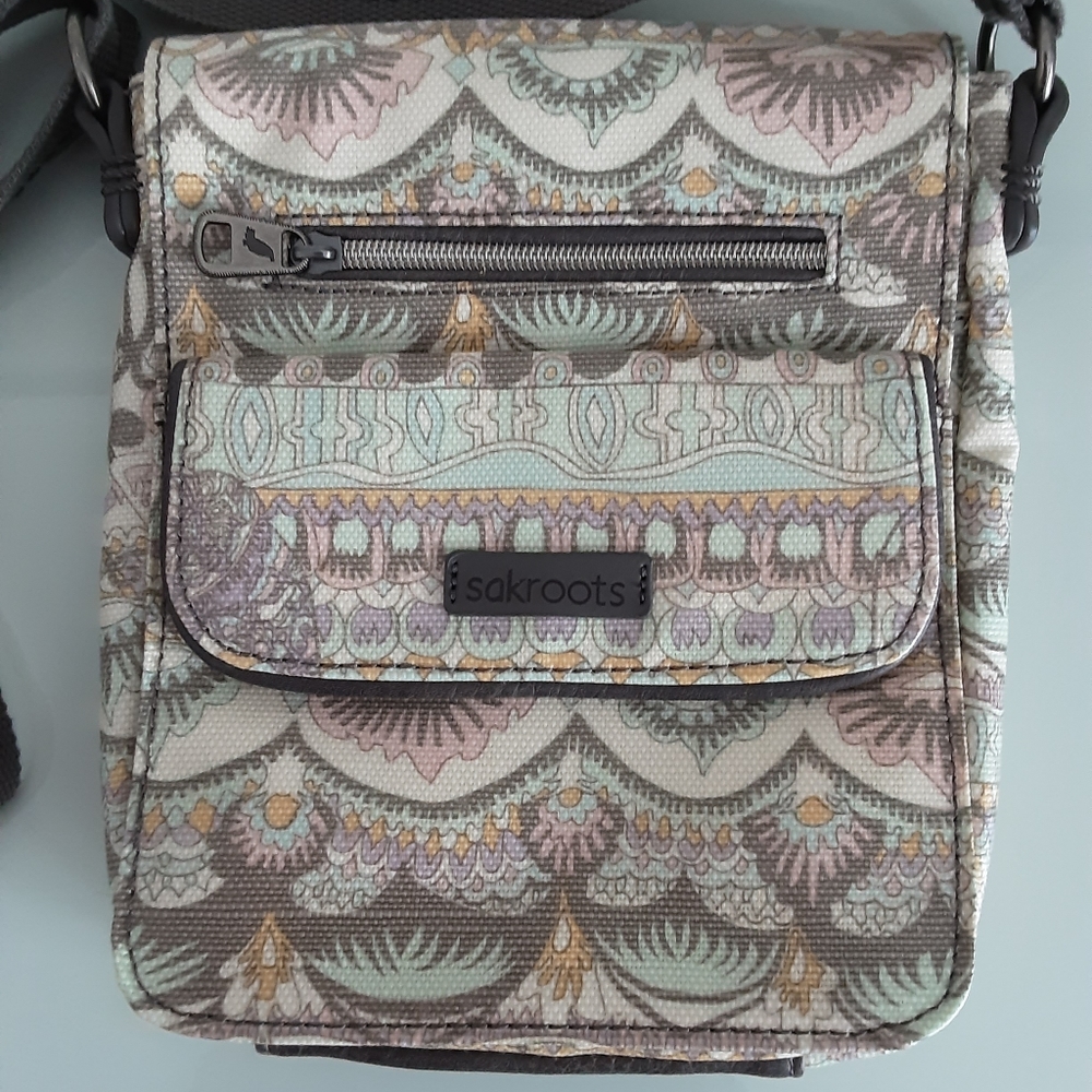 Sakroots Pastel Print Crossbody